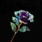 24K Gold Foil Rose Flower Galaxy Rose Artificial Rose Gift for Women Valentine's Day Mother'S Day Anniversary Birthday Decor2026